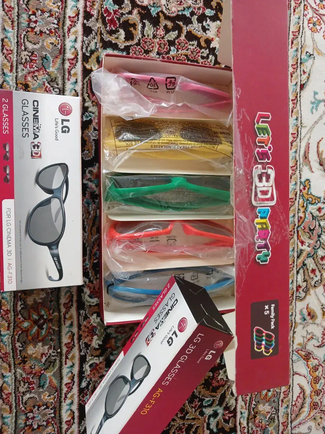 عینک سه بعدی|تلویزیون و پروژکتور|کرمانشاه, |دیوار