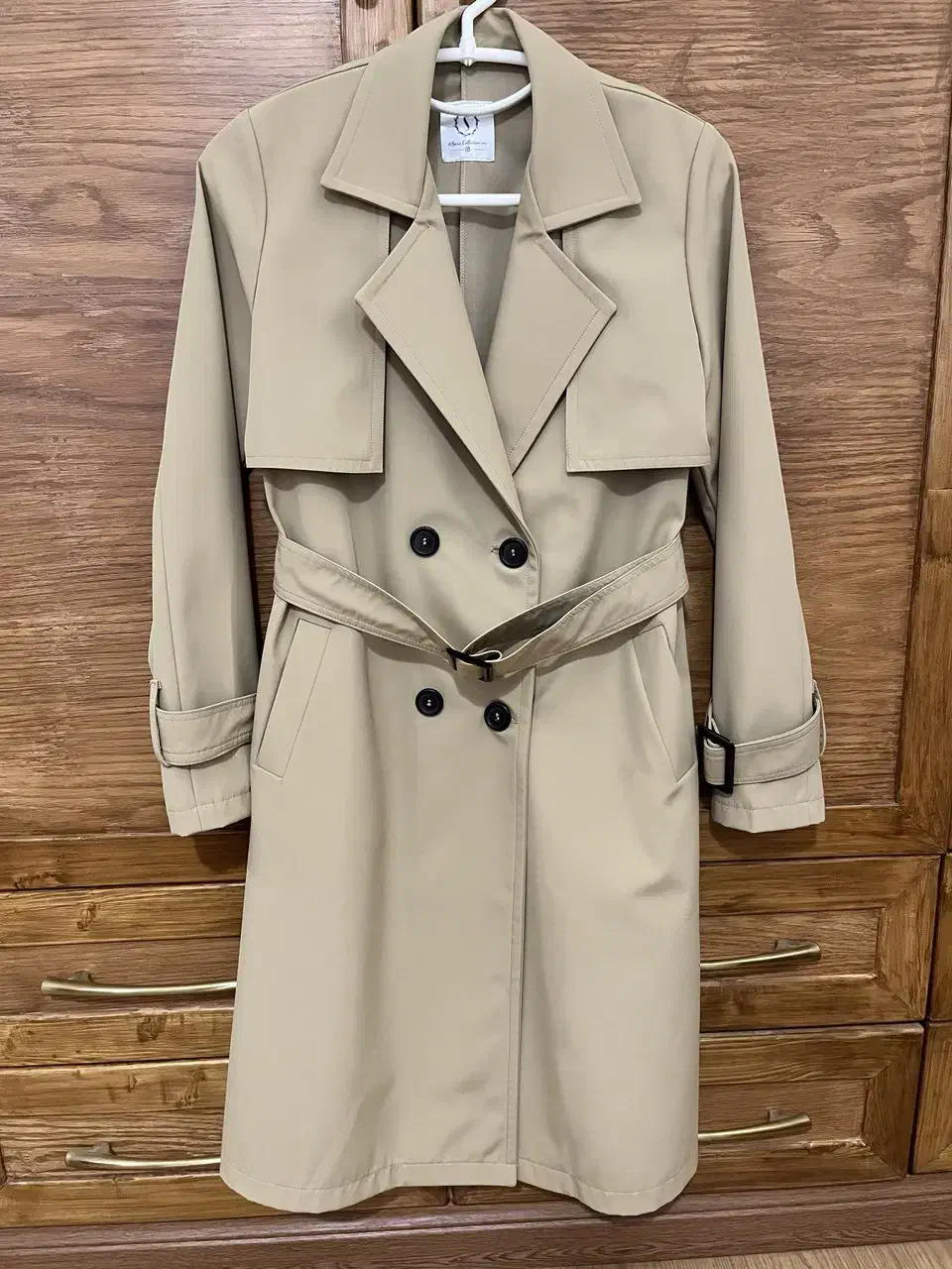 ترنچ کت کلاسیک (بارونی) سانتانا رنگ خاکی/نسکافهای|لباس|شیراز, معالیآباد|دیوار