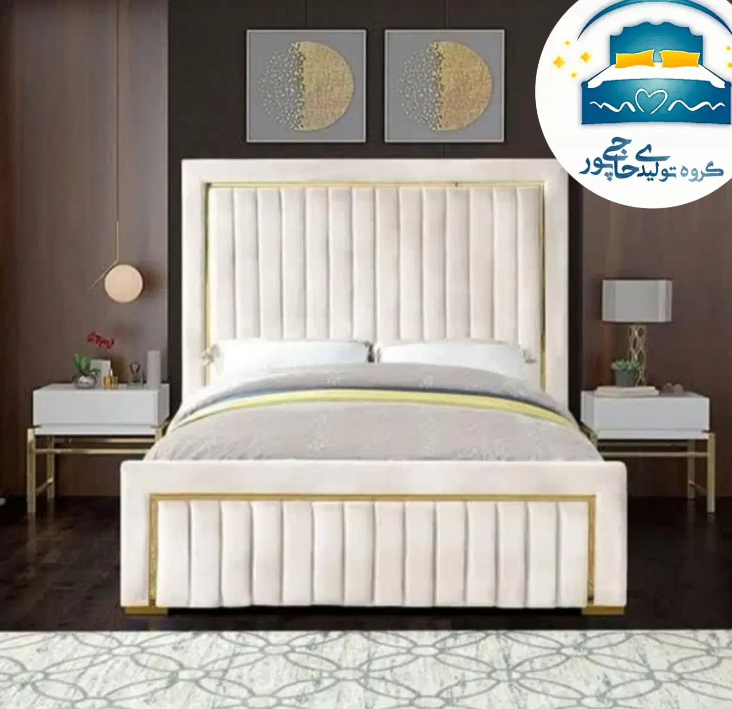 تخت خواب دو نفره حاجی پور(تختخواب۲دونفره)تشک پریگل|تخت و سرویس خواب|مشهد, حسینآباد|دیوار