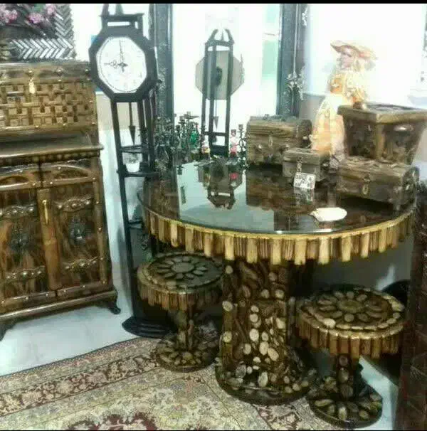 میز سنتی چوبی غذاخوری دکوری|میز و صندلی غذاخوری|تهران, آرژانتین|دیوار