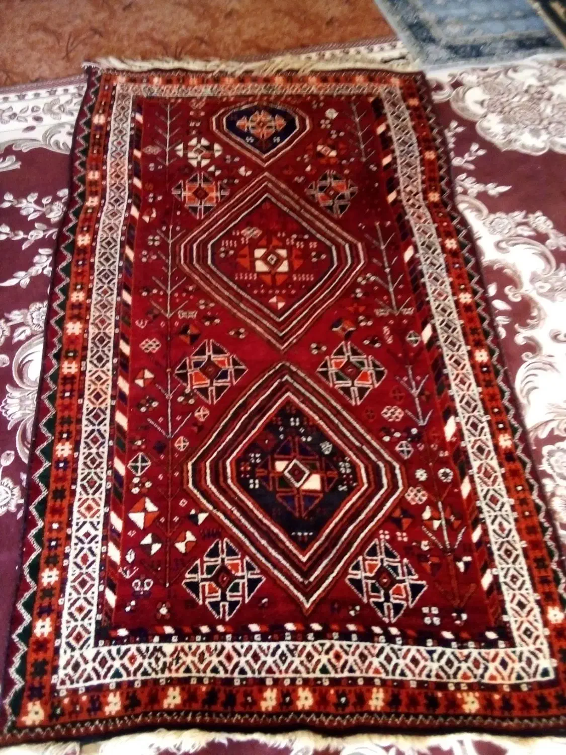 قالی ترکی دست بافت|فرش|جره و بالاده, |دیوار