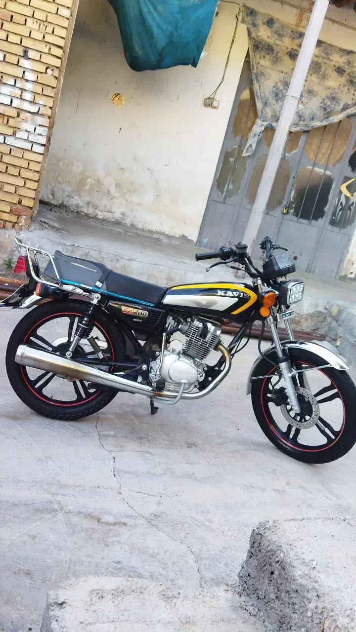 موتور 200 خشک مدل 95|موتورسیکلت|لردگان, |دیوار