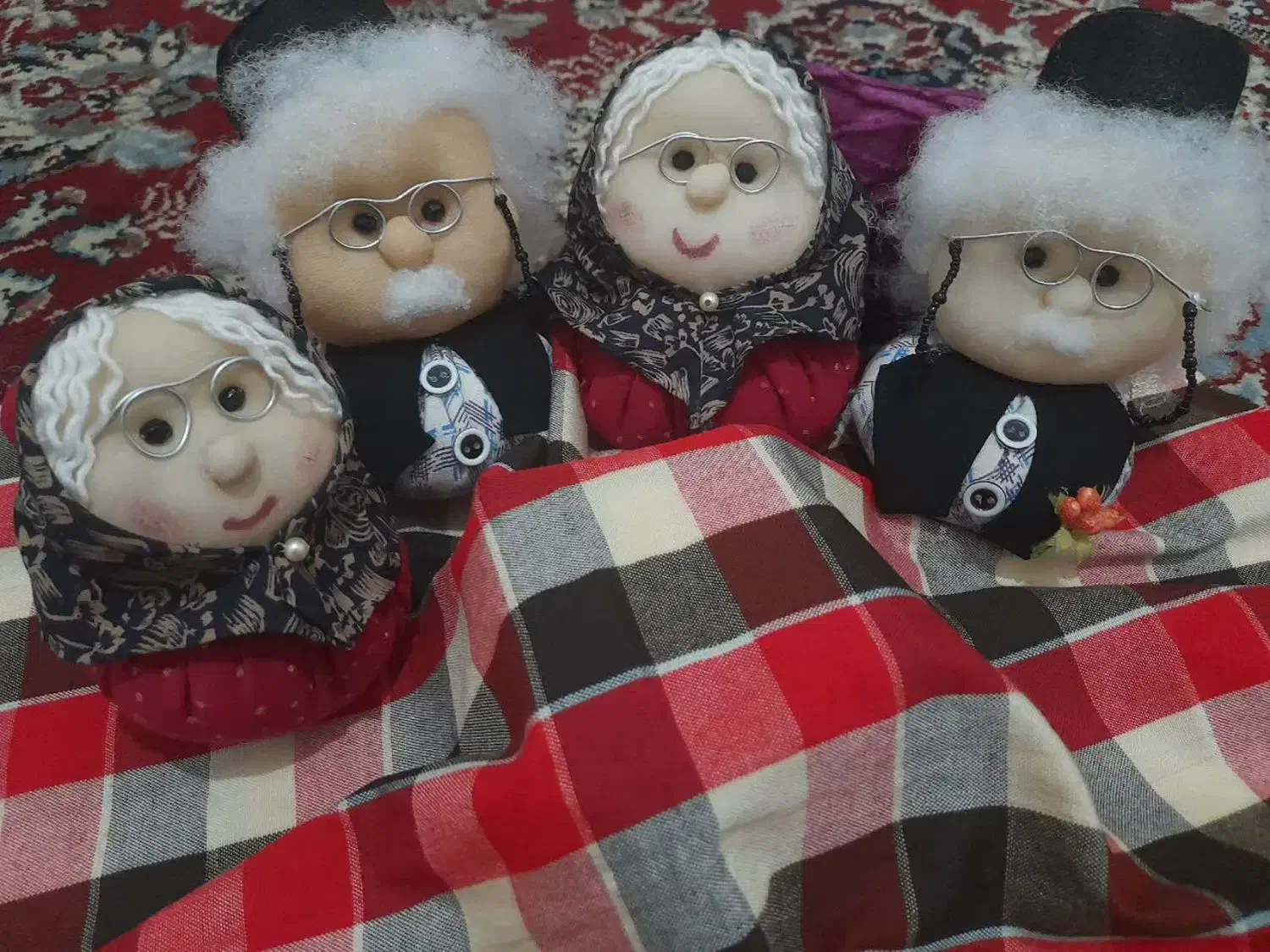 عروسک بقچه ای پیرزن و پیرمرد شب یلدا|اسباب‌‌بازی|خمینی‌شهر, |دیوار