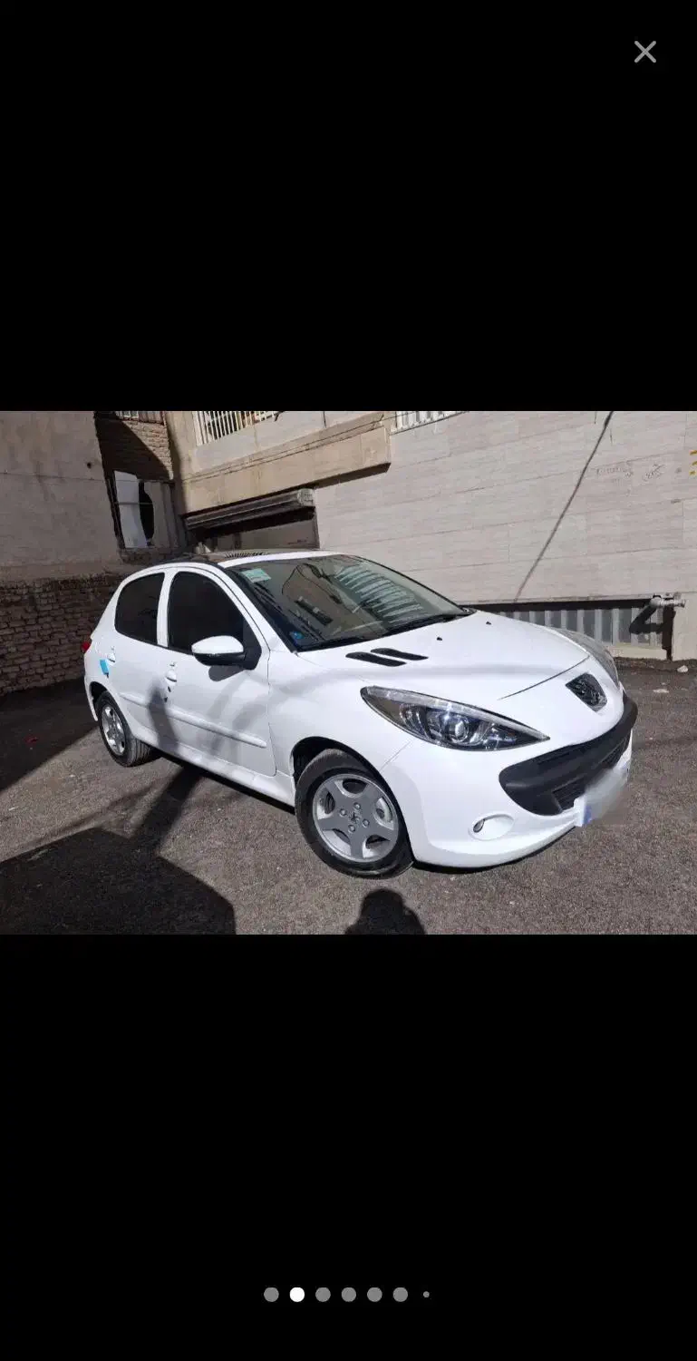 207 پانا سقف شیشه ای سفید رنگ مدل ۱۴۰۱|خودرو سواری و وانت|خرم‌آباد, |دیوار