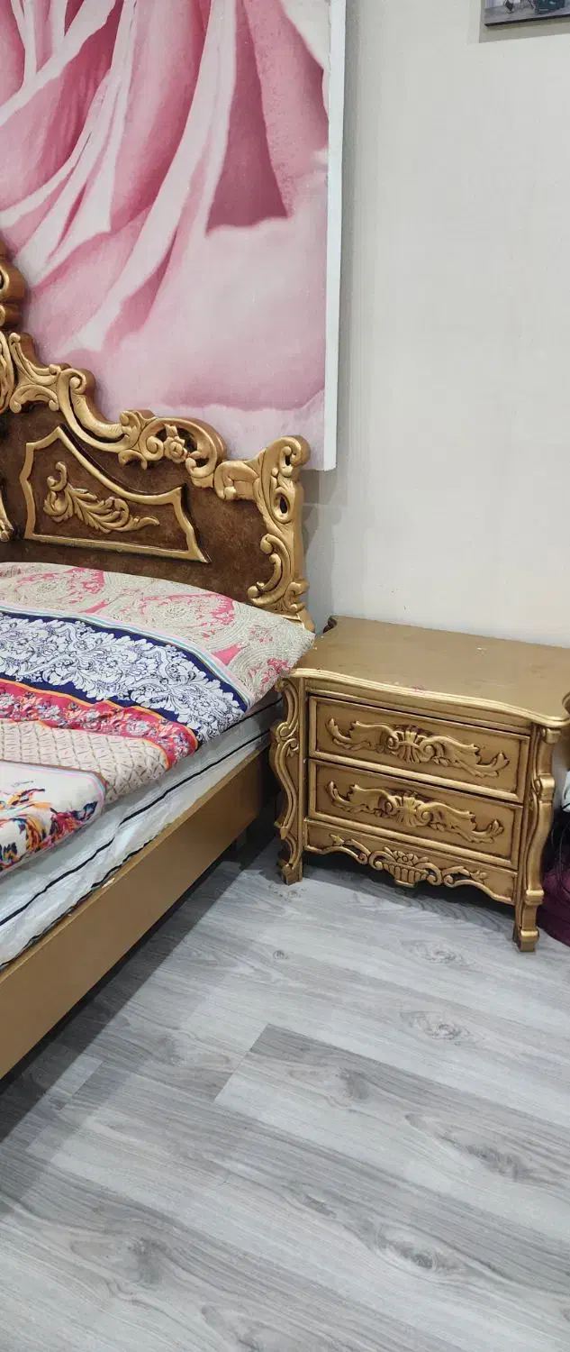 تخت خواب ۲نفره|تخت و سرویس خواب|شیراز, قدوسی غربی|دیوار