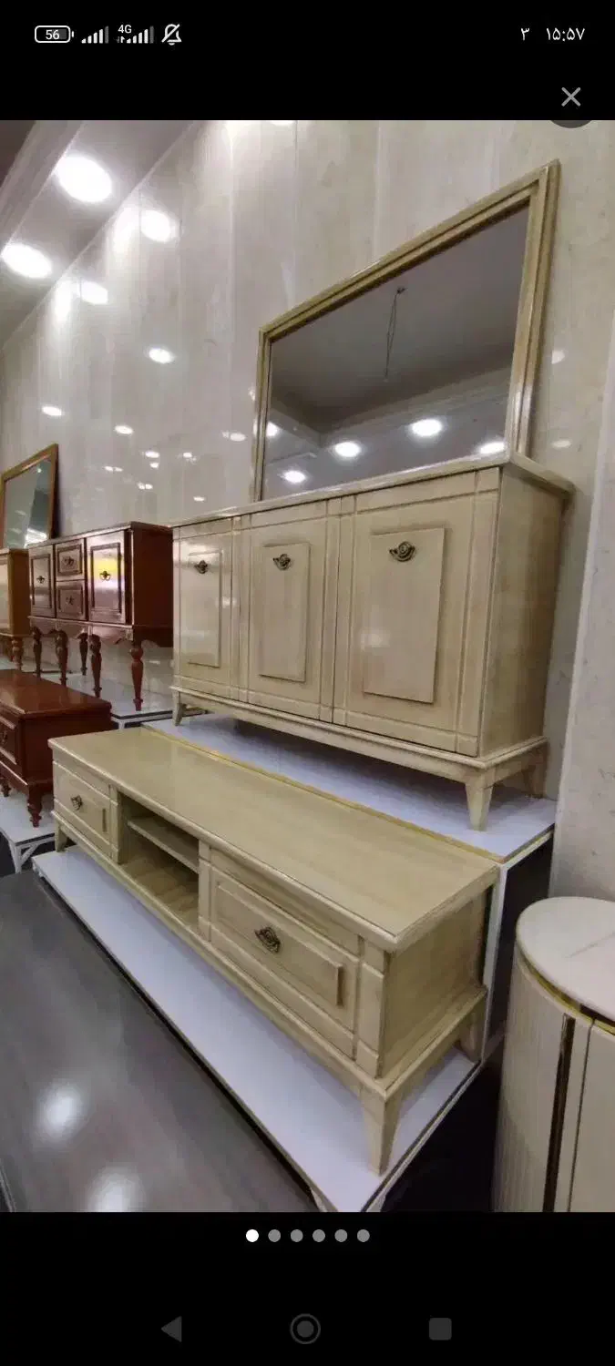 آینه کنسول میزتی وی رنگی|بوفه، ویترین، کنسول|تهران, شهید رجایی|دیوار