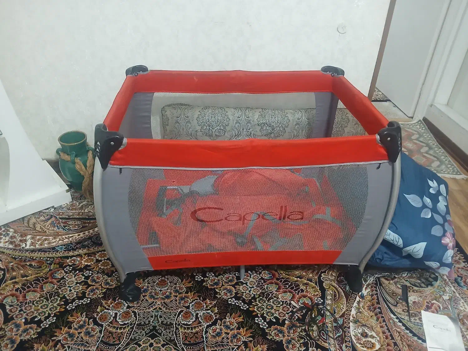 گهواره پارک نوزاد زیاد استفاده نشده از بندر لنگه|تخت و صندلی بچه|پاکدشت, پاکدشت (مامازند)|دیوار