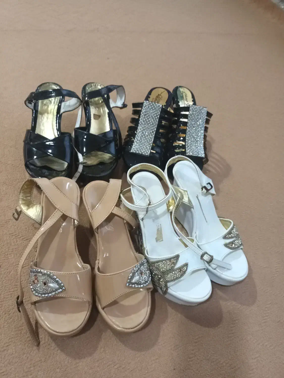 ۴ جفت کفش در حد نو هر ۴ جفت سایز ۳۷|کیف، کفش، کمربند|شاهین دژ, |دیوار