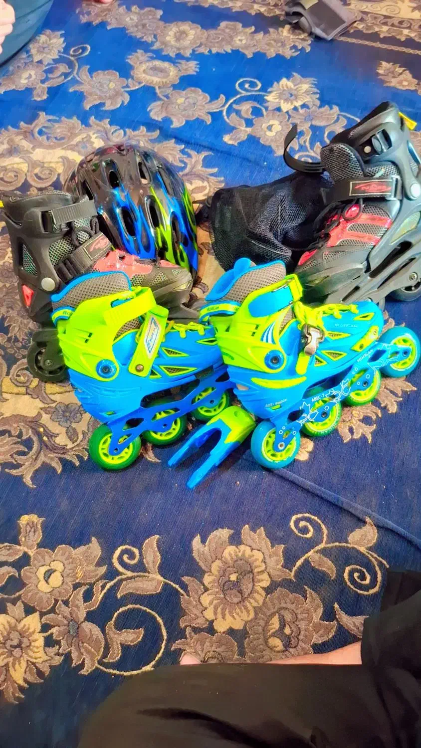 دوجفت کفش اسکیت در حد نو|دوچرخه، اسکیت، اسکوتر|بیرجند, |دیوار