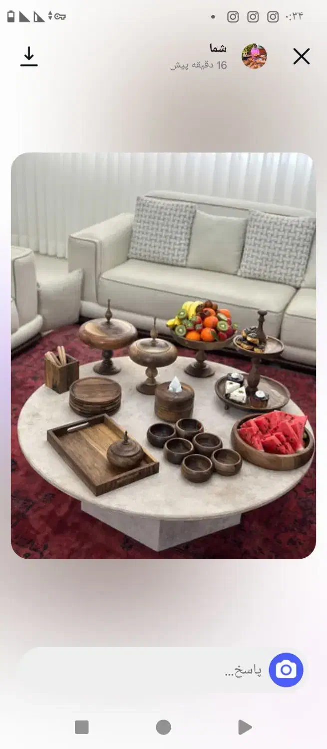 ظروف چوبی|صنایع دستی و سایر لوازم تزئینی|گرگان, |دیوار