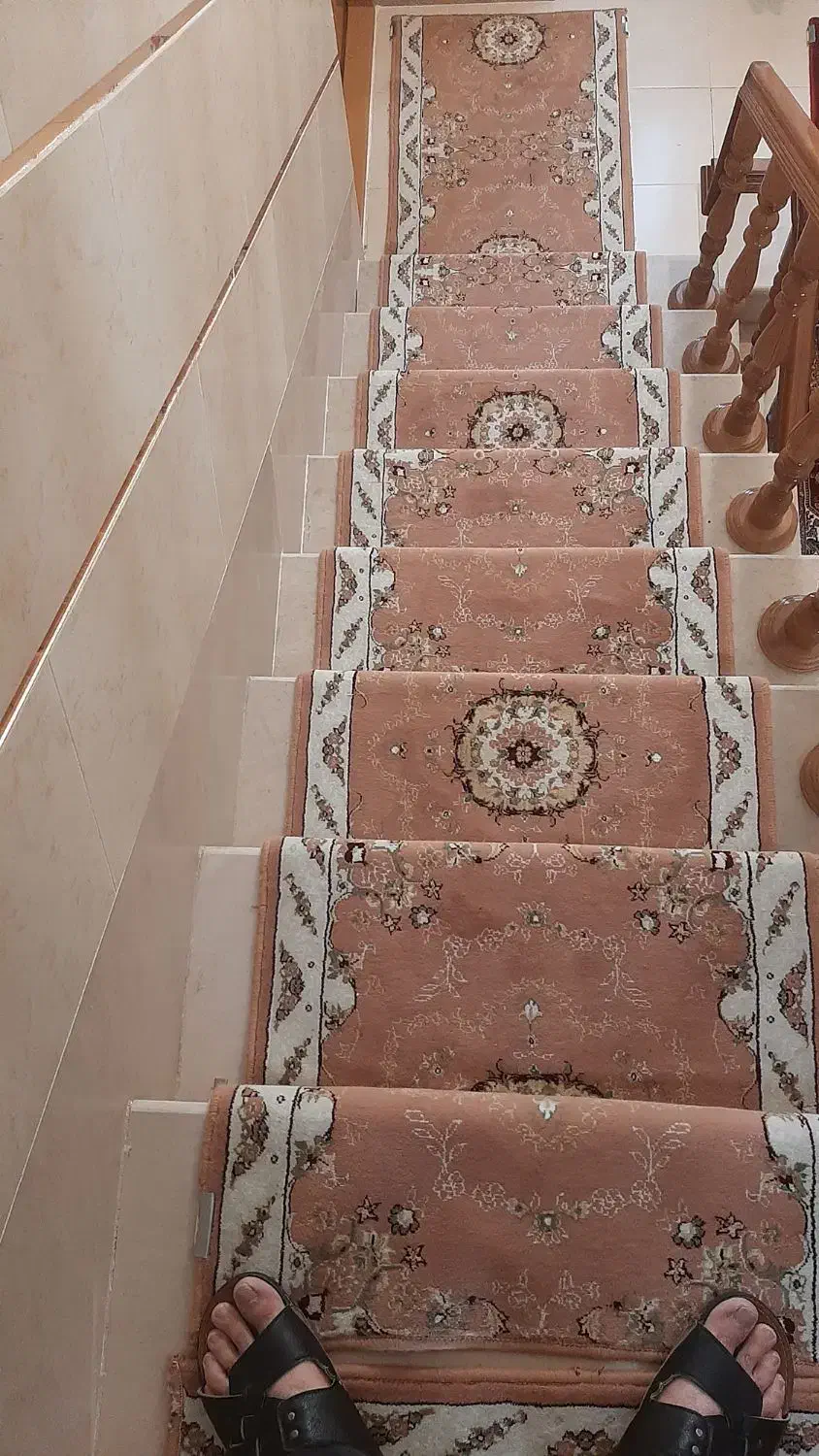 2 تخته فرش راه پله|فرش|سراب, |دیوار