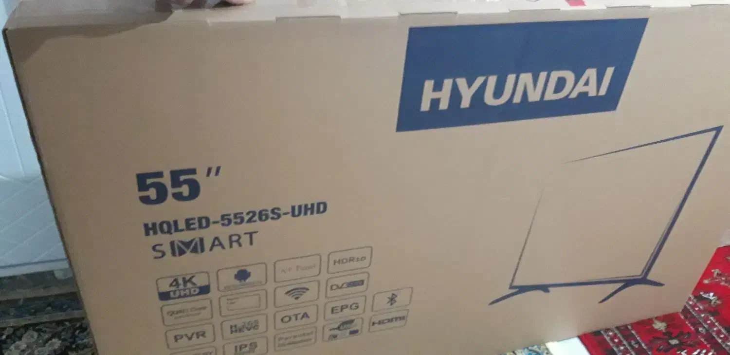 تلوزیون هیوندای ۵۵ اینچ|تلویزیون و پروژکتور|گرگان, |دیوار