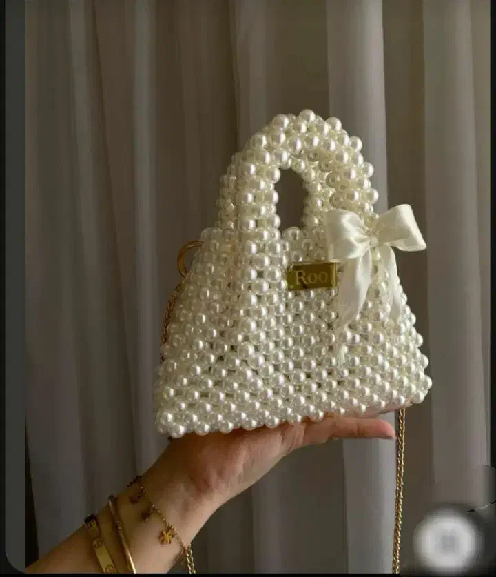 کیف عروس مرواریدی ترند|کیف، کفش، کمربند|سلماس, |دیوار