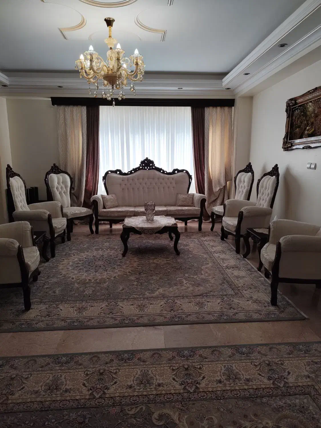 مبل استیل ۹ نفره|مبلمان خانگی و میز عسلی|تهران, گلستان (شهرک راه آهن)|دیوار