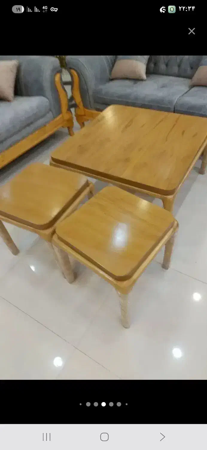 جلومبلی عسلی میز عسلی|مبلمان خانگی و میز عسلی|بیرجند, |دیوار