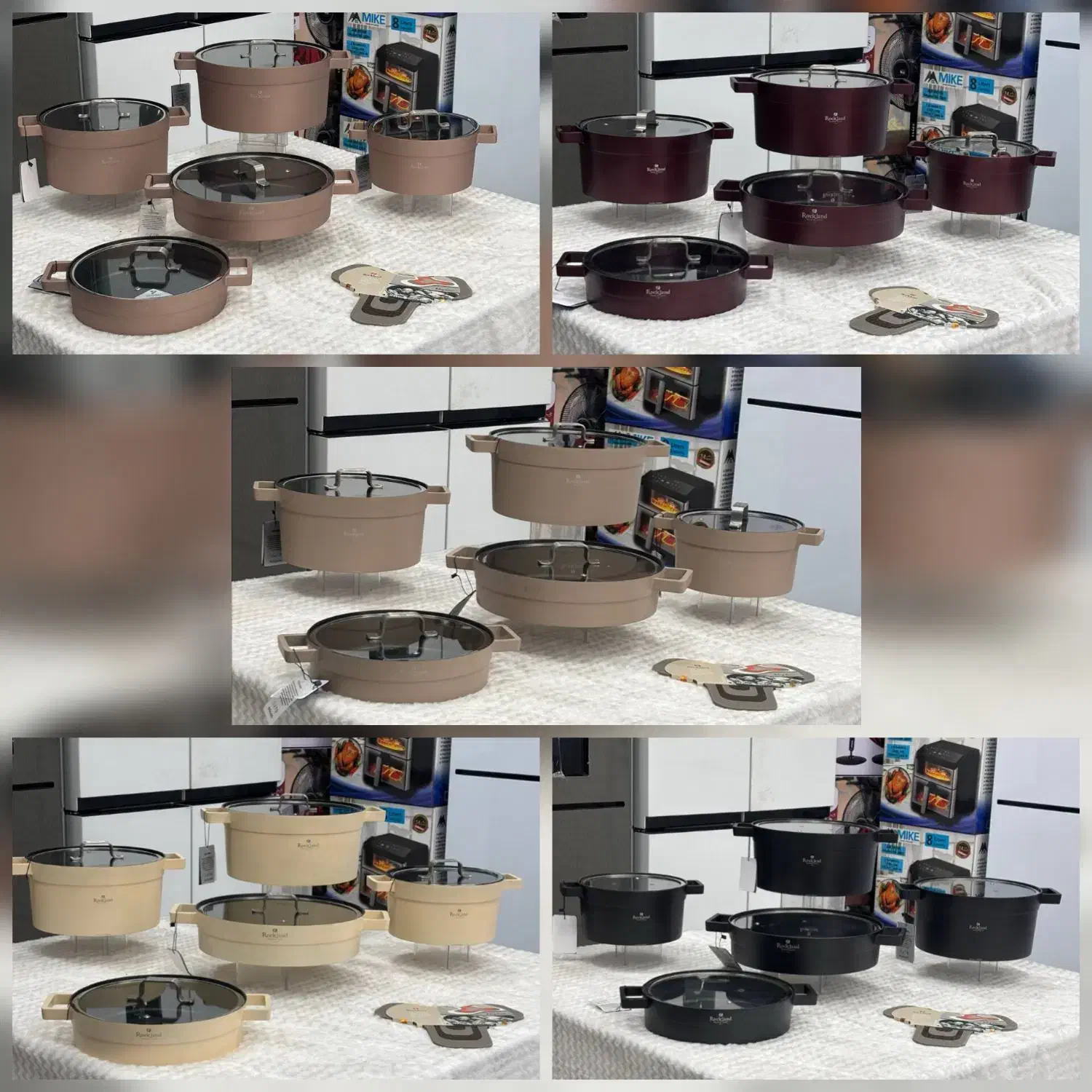 سرویس قابلمه راکلند 14 پارچه|ظروف پختوپز|خرمآباد, |دیوار