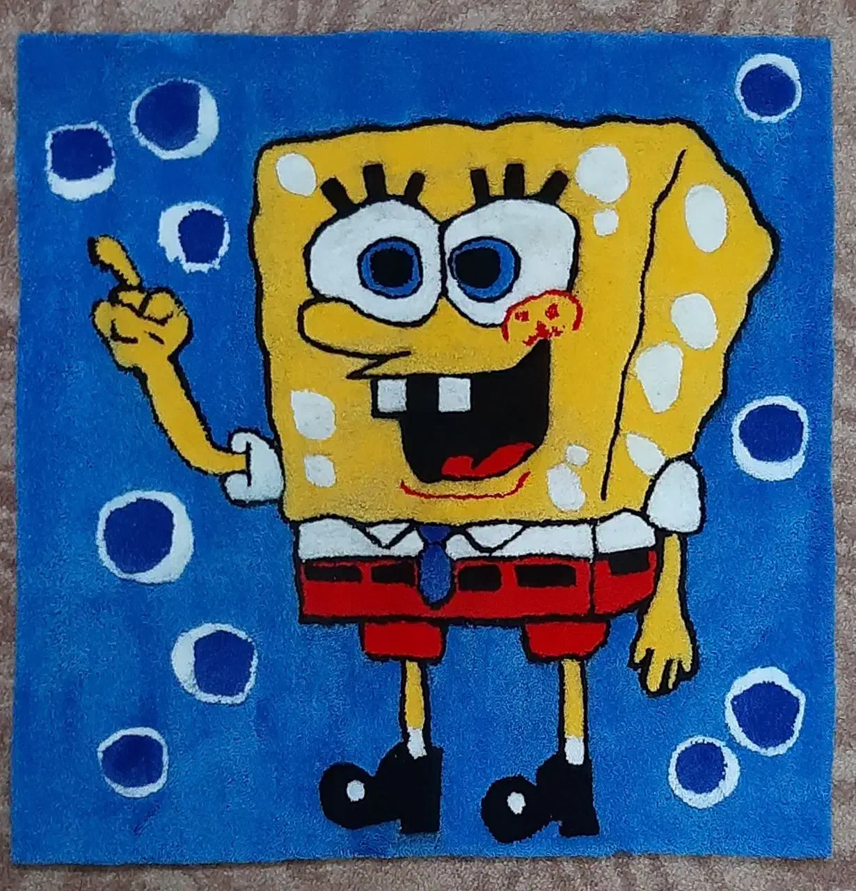 قالیچه و تابلو فرش اتاق بچه|فرش|قم, میرزائیه|دیوار