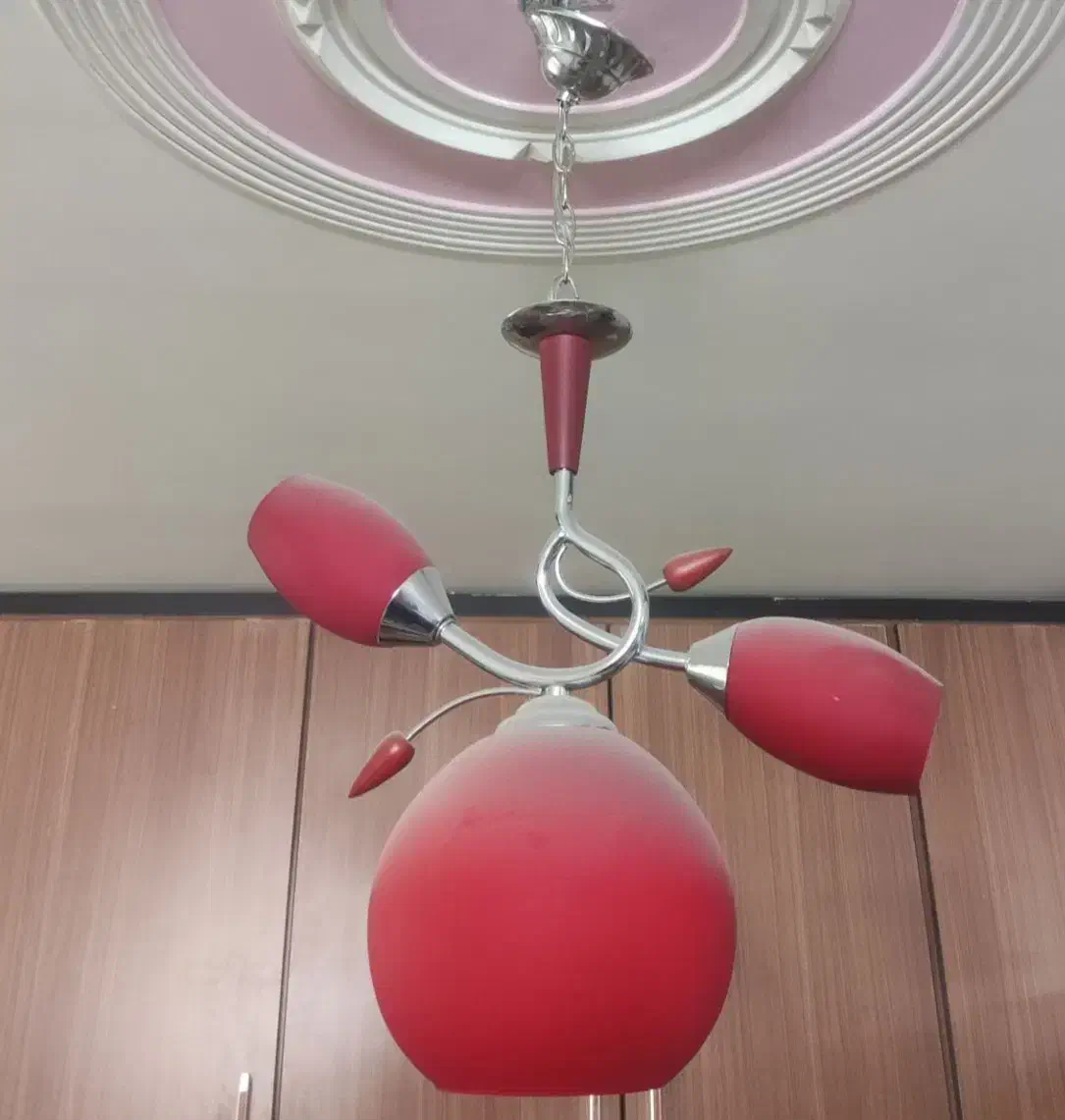 لوستر|لوستر و چراغ آویز|ابریشم, |دیوار