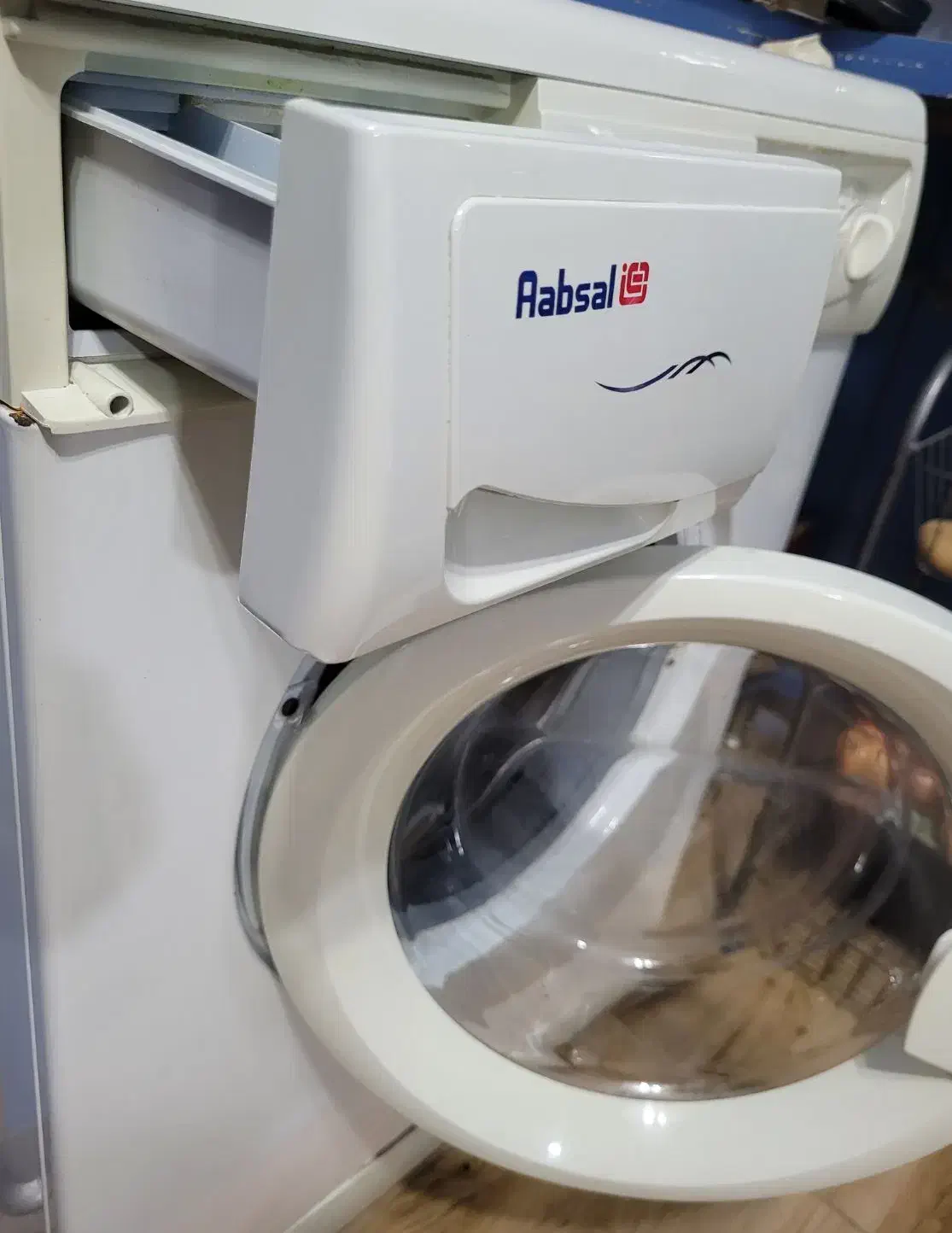 لباسشویی آبسال ۵ کیلویی|ماشین لباسشویی و خشک‌کن لباس|لاهیجان, آهندان|دیوار