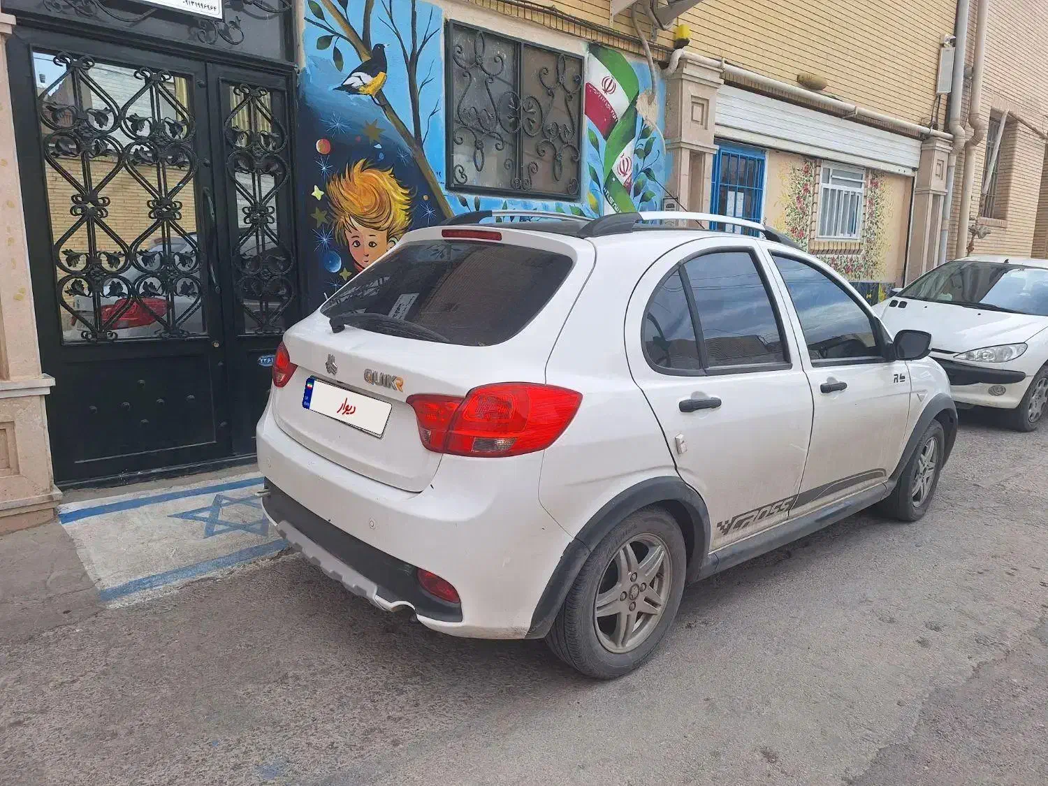 کوییک R سفید مشکی کم کارکرد|خودرو سواری و وانت|کرمان, |دیوار