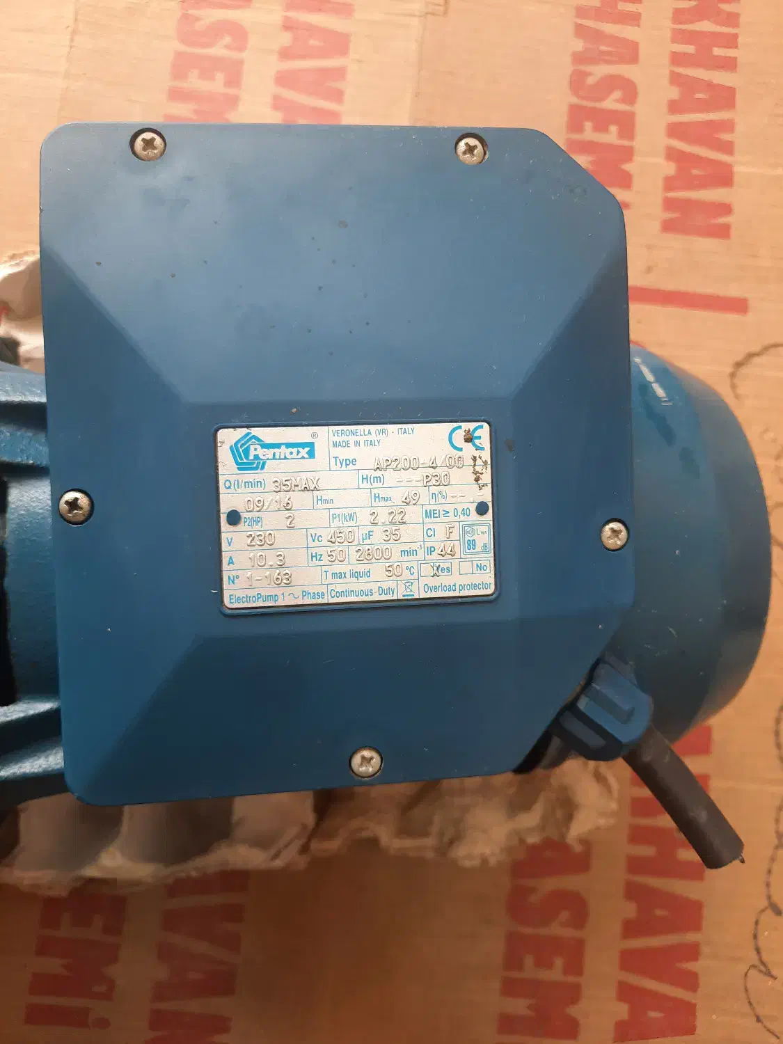 پمپ پنتاکس دولول خانگی|مصالح و تجهیزات ساختمان|رشت, جهاد|دیوار