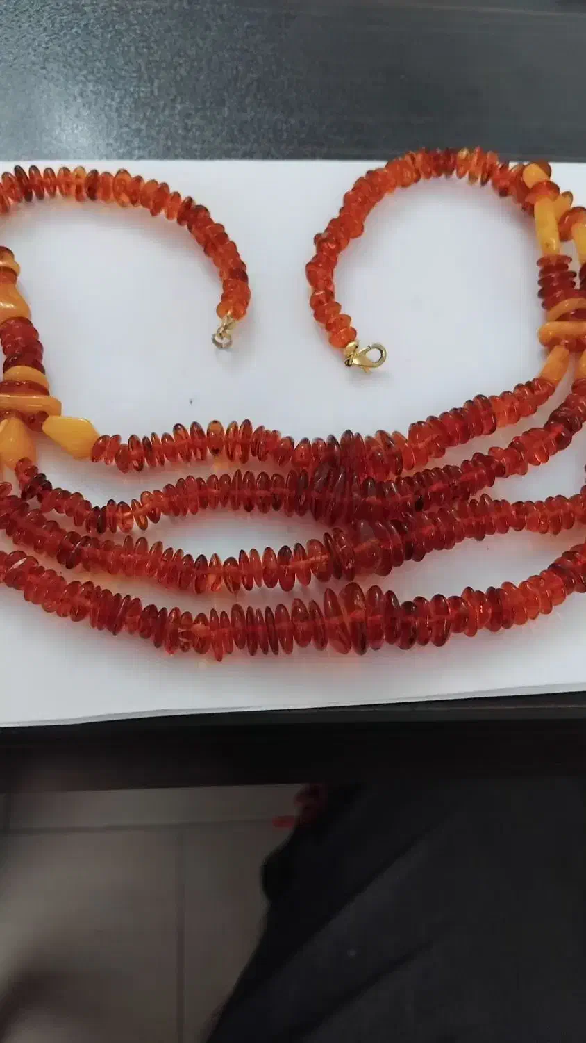 گردنبند گهربا ی بالتیک|جواهرات|تبریز, |دیوار