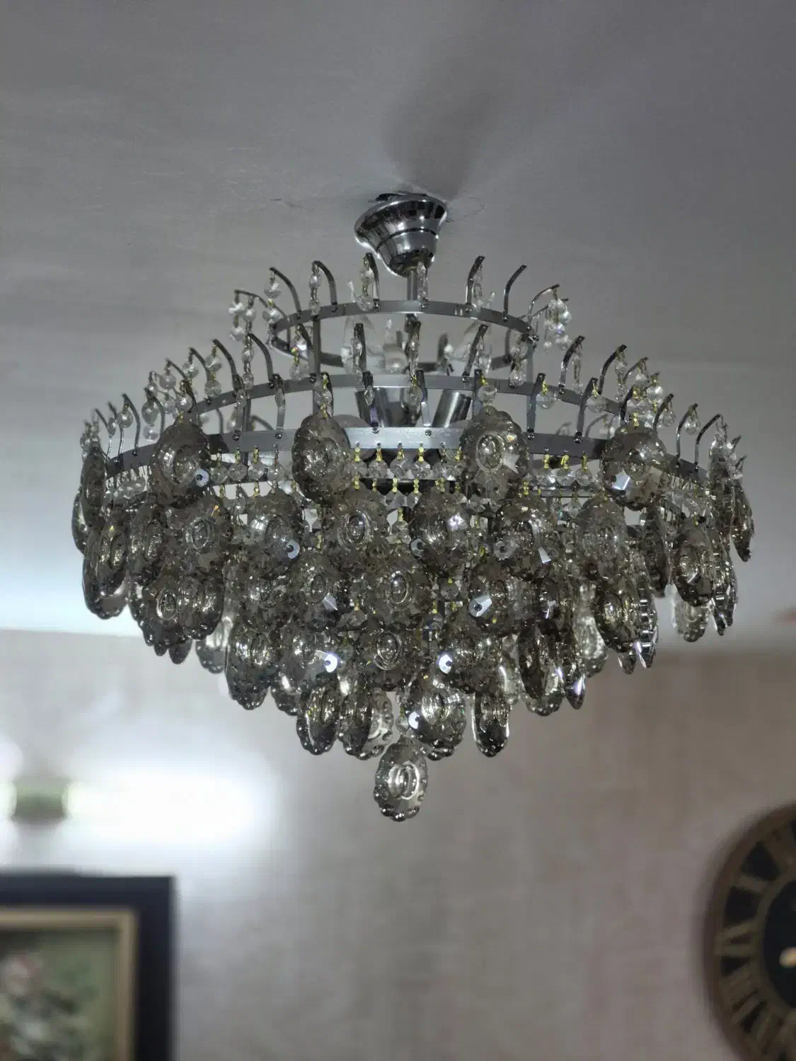 لوستر لوکس کریستال|لوستر و چراغ آویز|کرمان, |دیوار