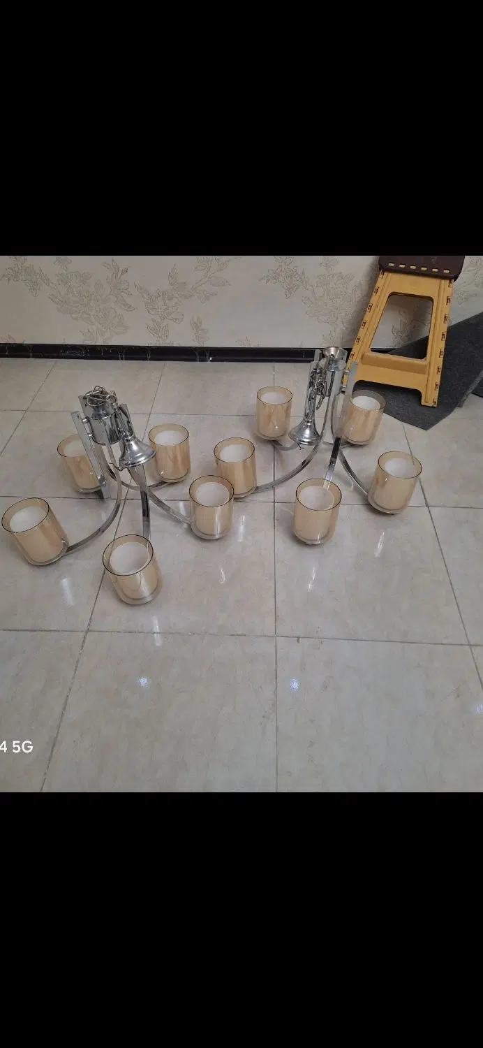 لوستر سقفی پنج شاخه سقفی|لوستر و چراغ آویز|تهران, عباسی|دیوار