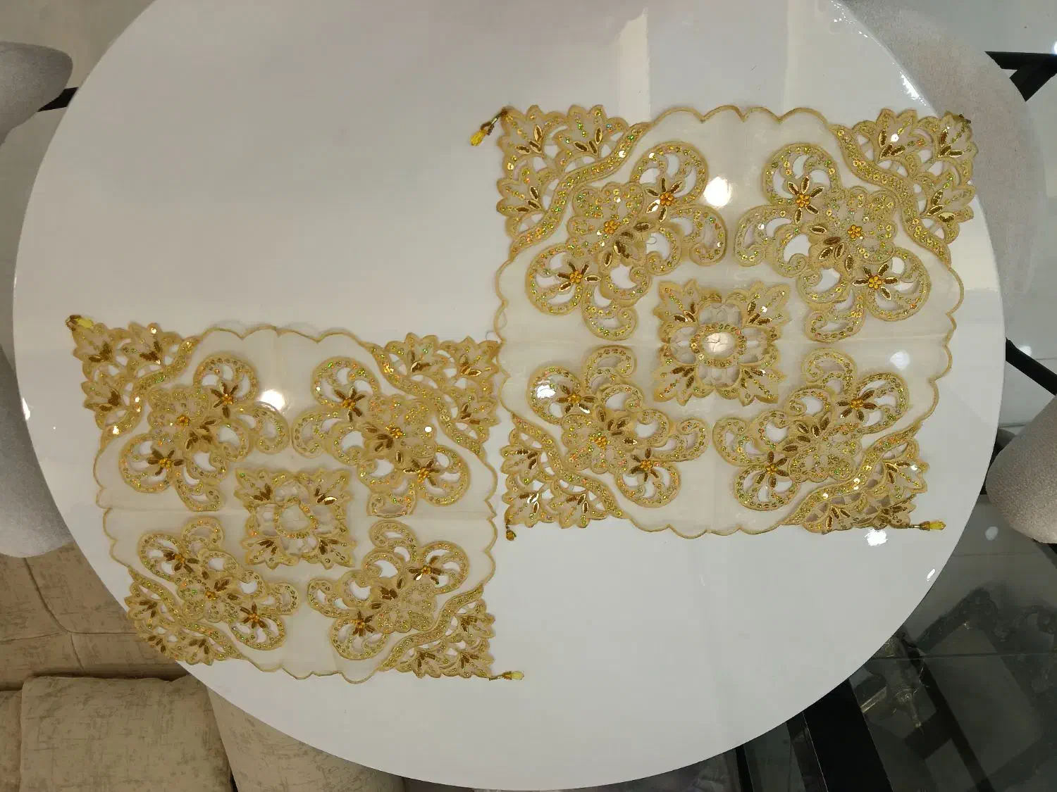 سرویس کامل جلو مبلی.رومیز عسلی .رومیزی  و ویترینی|مبلمان خانگی و میز عسلی|قم, دانشگاه قم|دیوار