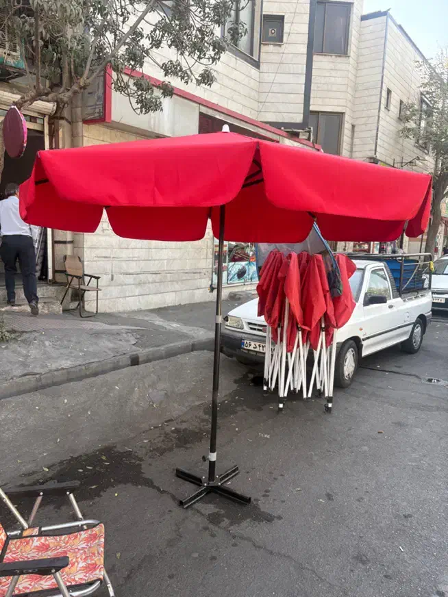 چتر پایه صلیبی هشت ضلعی پروفیل سنگین چادر سایبان|کوهنوردی و کمپینگ|تهران, افسریه شمالی|دیوار