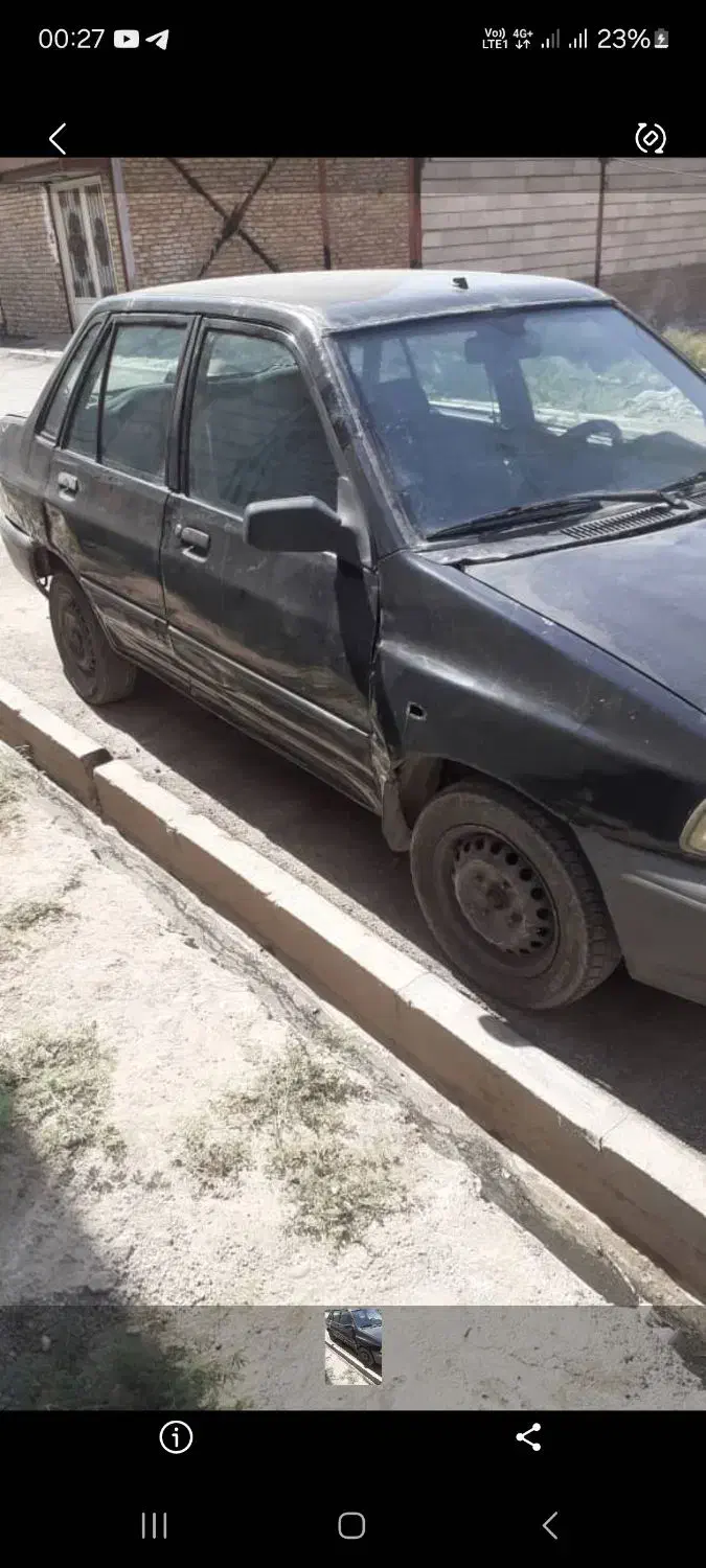 پراید مشکی مدل ۸۵|خودرو سواری و وانت|قرچک, داوود آباد|دیوار