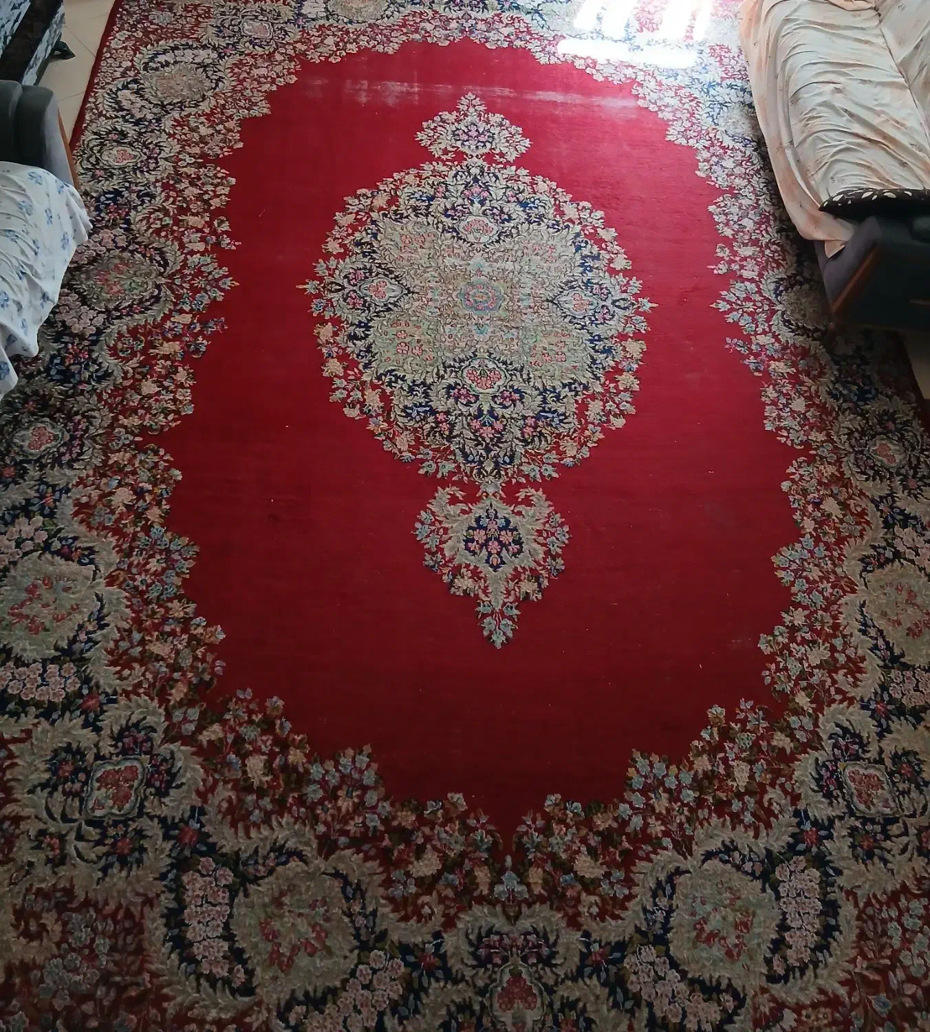 قالی دستباف کرمان۵×۴|فرش|کرمان, |دیوار