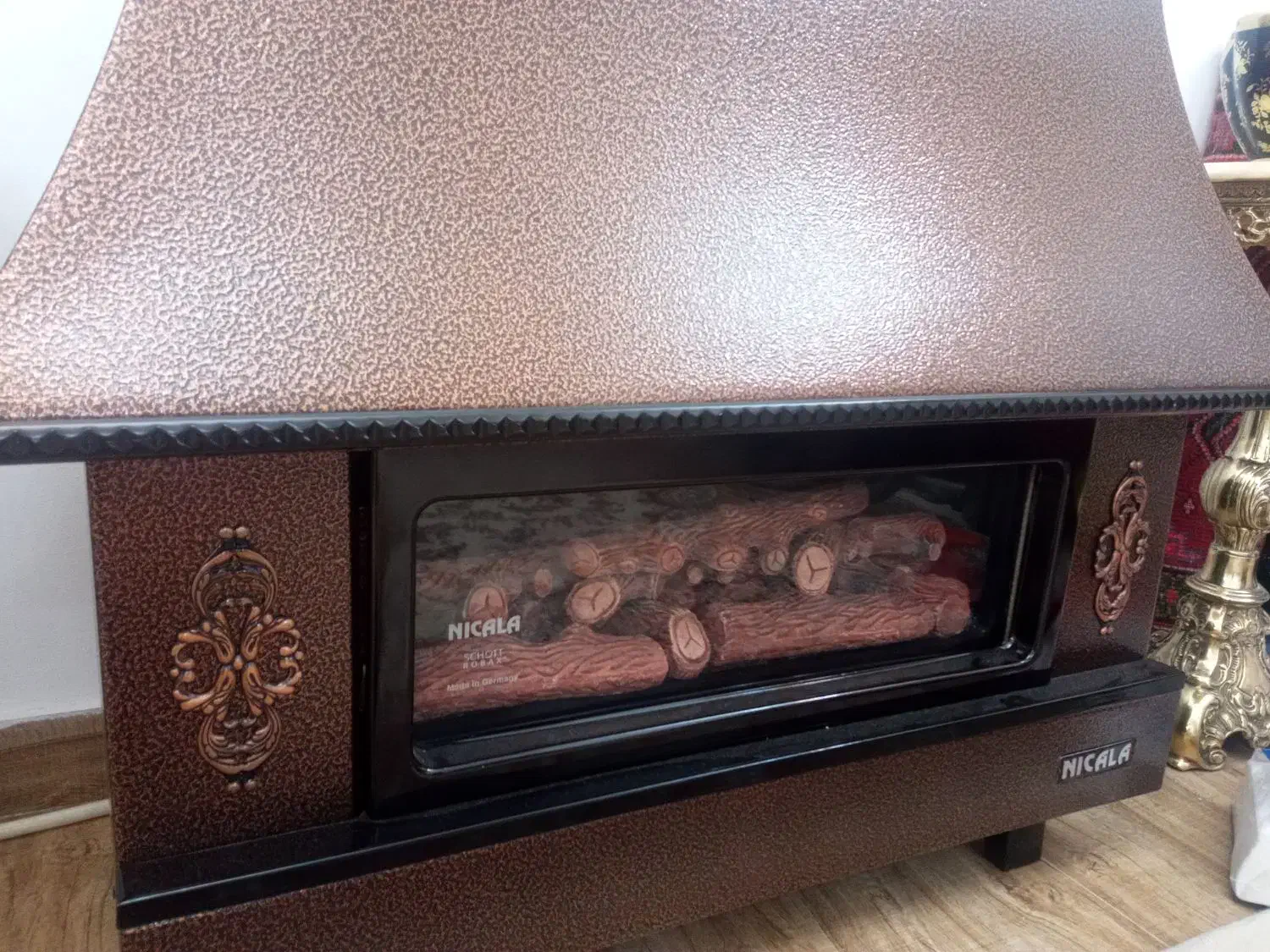 بخاری  شومینه نیک کالا بزرگ وکوچک درحد اکبند|بخاری، هیتر، شومینه|تبریز, |دیوار