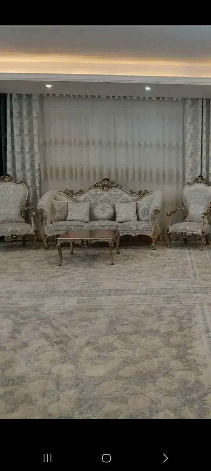 مبل استیل ۷نفره درحد نو|مبلمان خانگی و میز عسلی|قم, شاه سید علی|دیوار