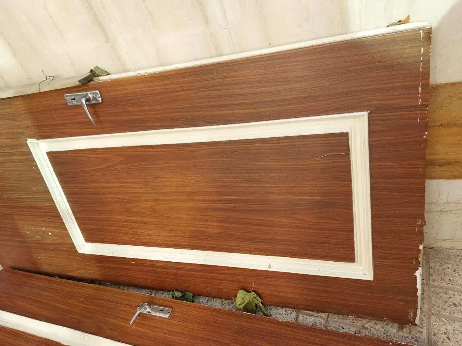 سه عدد در چوبی|مصالح و تجهیزات ساختمان|اصفهان, فردوان|دیوار