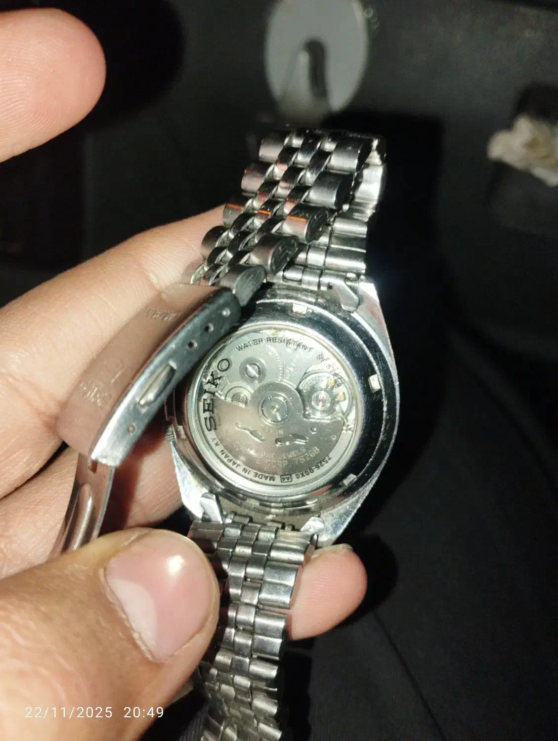 ساعت سیکوه 5 ژاپن اصل پشت شیشه ای موتور اتومات|ساعت|زنجان, |دیوار