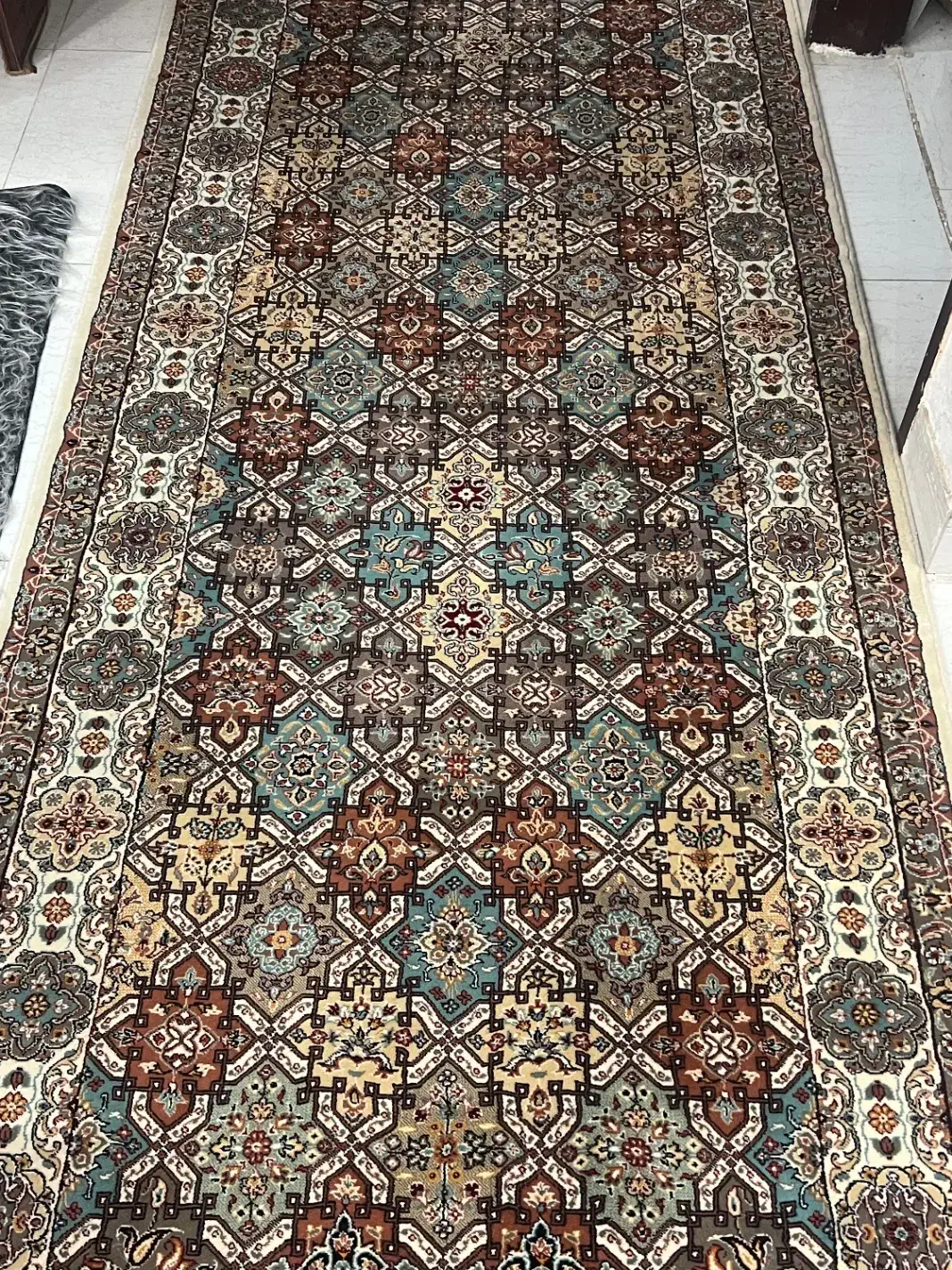 فرش گلیم و راهرویی بهمراه میز تلویزیون|فرش|اهواز, زردشت|دیوار