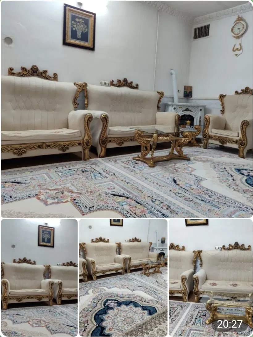 مبل کرمی|مبلمان خانگی و میز عسلی|نیشابور, مازول|دیوار
