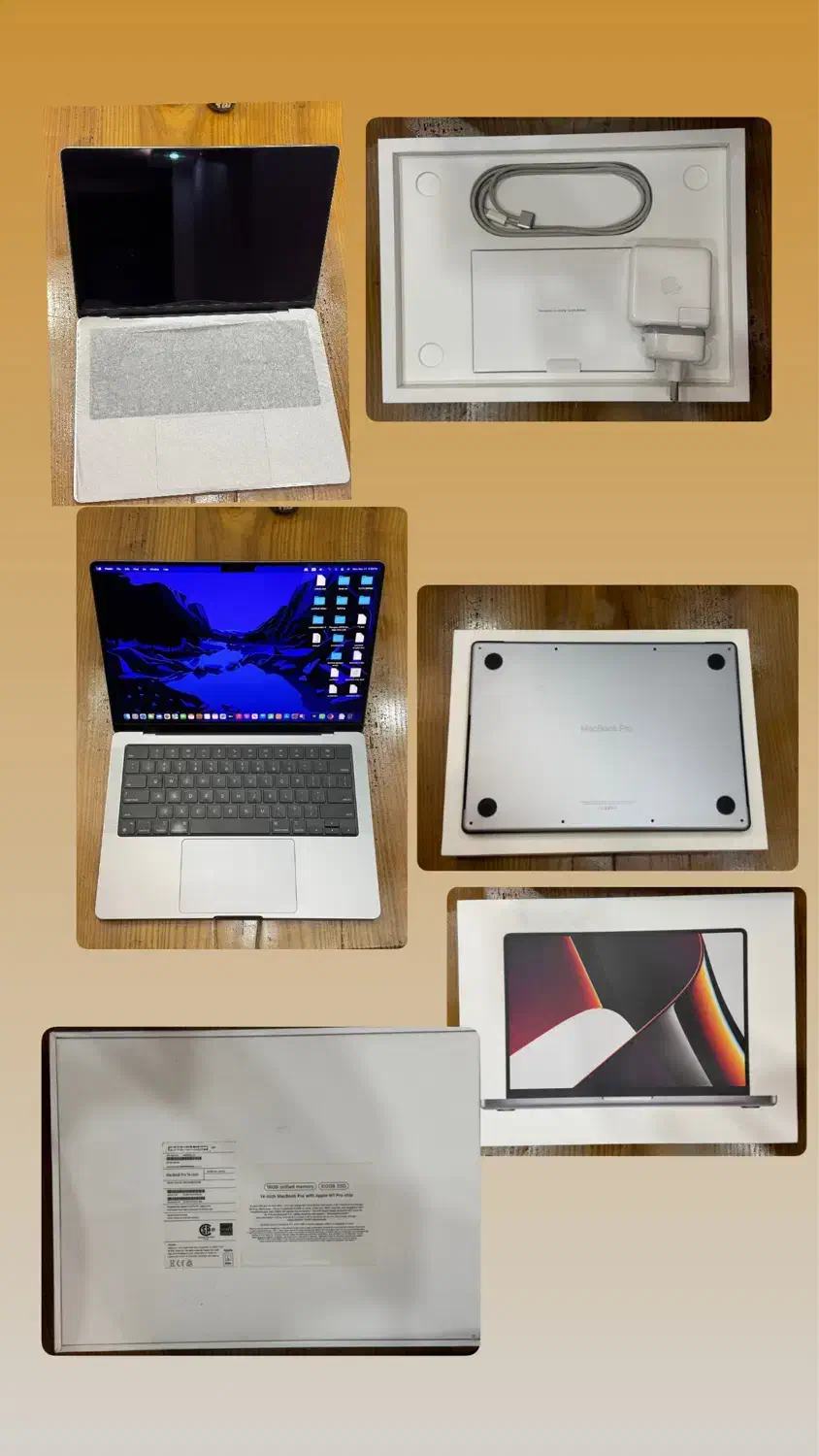 مکبوک پرو2021 M1 pro mac book apple|رایانه همراه|اصفهان, مهرآباد|دیوار