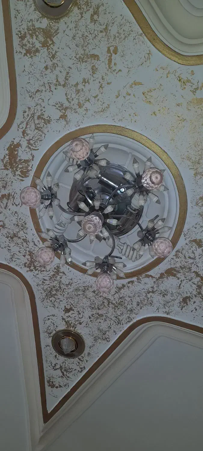 لوستر|لوستر و چراغ آویز|دلیجان, |دیوار