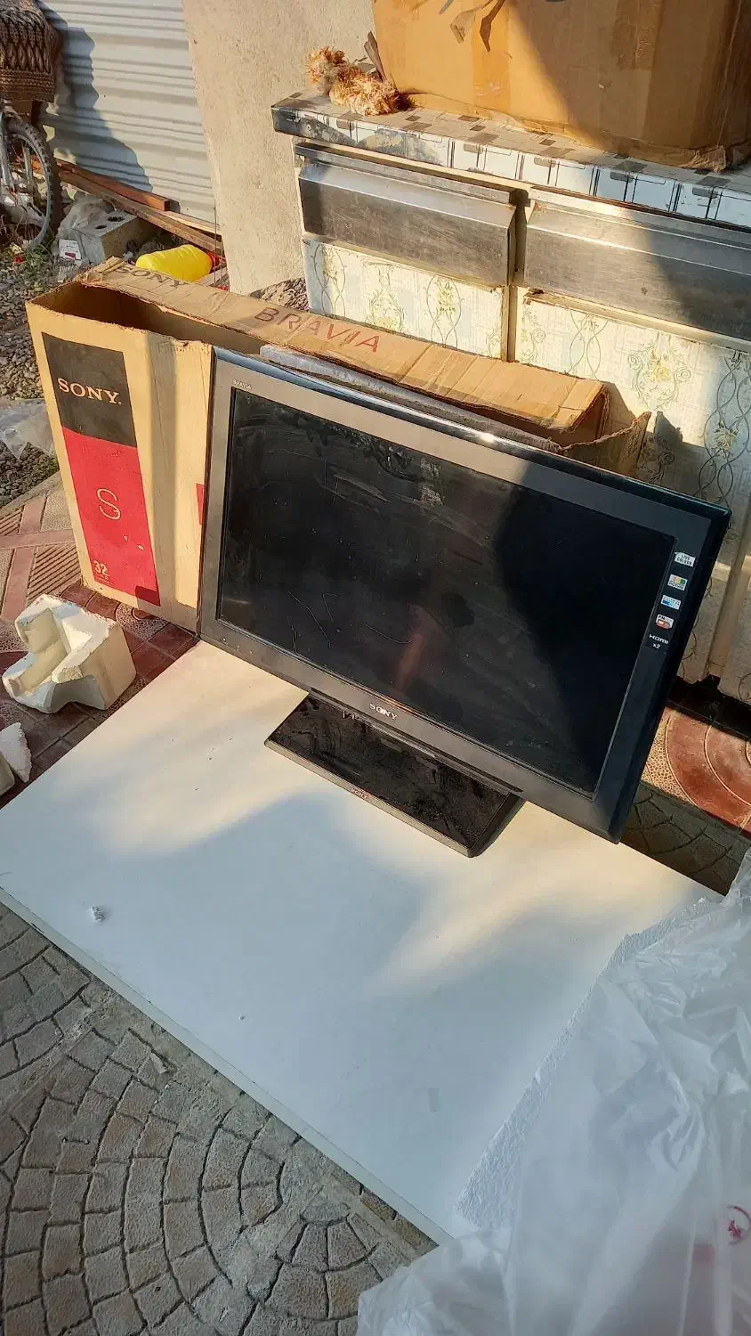 تلوزیون ۳۲ سونیLCD نیاز به مادربرد|تلویزیون و پروژکتور|فریدونکنار, |دیوار