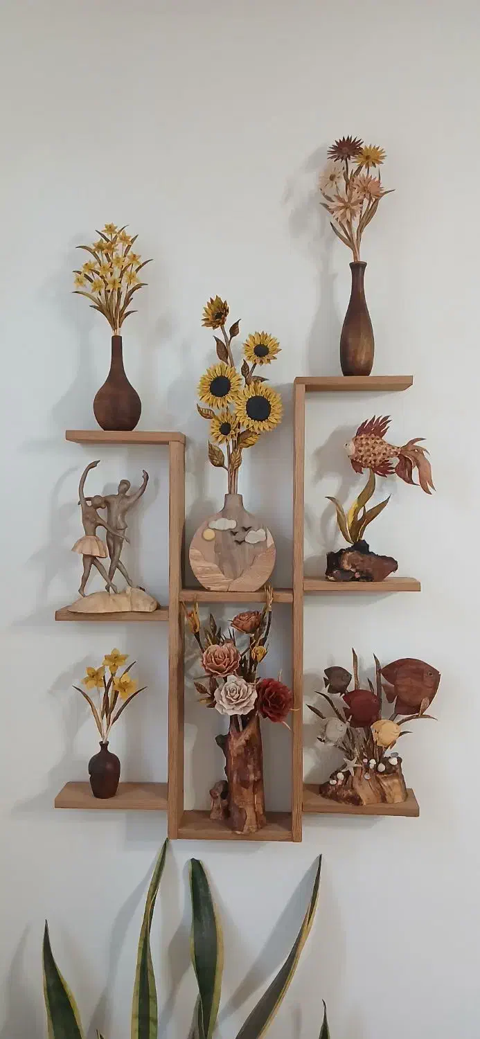 دکوری و کادویی چوبی|صنایع دستی و سایر لوازم تزئینی|تهران, نیلوفر|دیوار