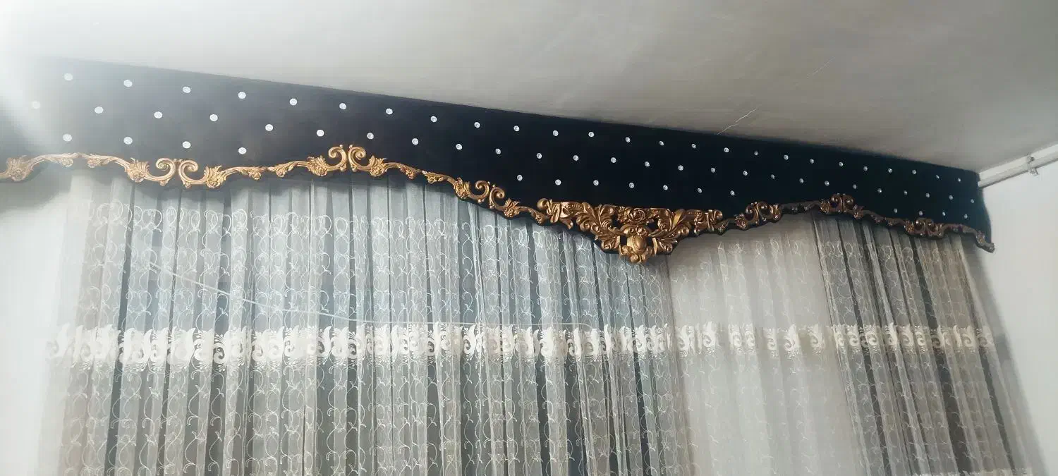 کتیبه پرده|پرده، رانر، رومیزی|آزادشهر, |دیوار