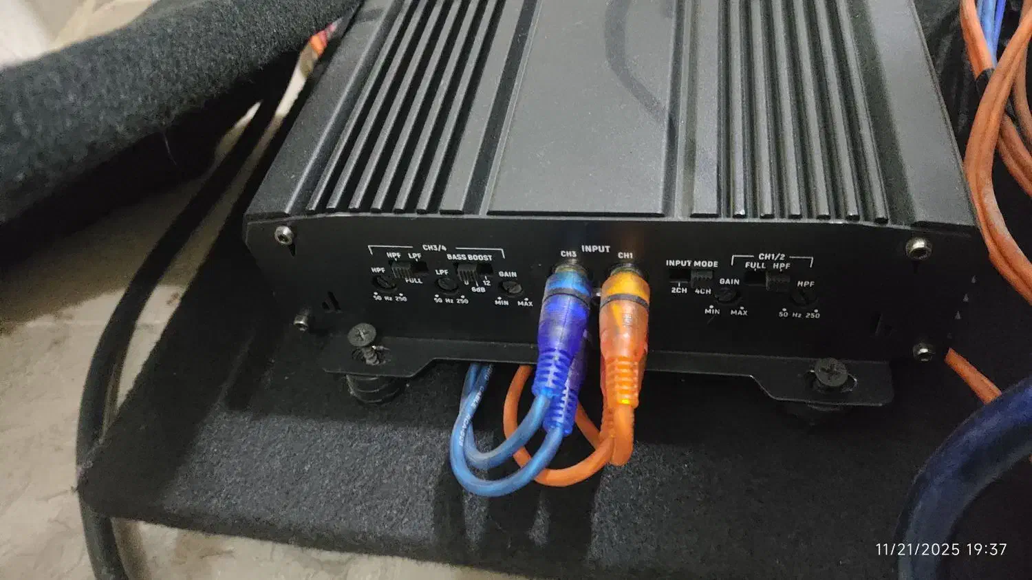 آمپلی فایر چهار کانال کم کارکرد|صوتی و تصویری|هشتگرد, هیو|دیوار