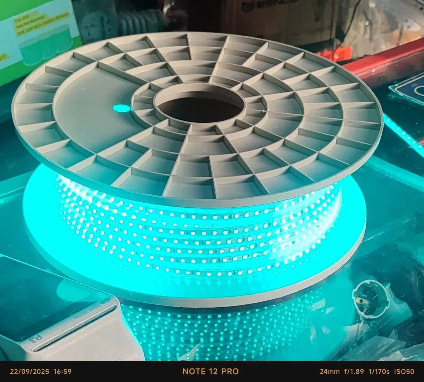 ریسه شلنگی وایرلس (نور مخفی) تک رنگ و هفت رنگ|ریسه و چراغ تزئینی|تهران, هفده شهریور|دیوار