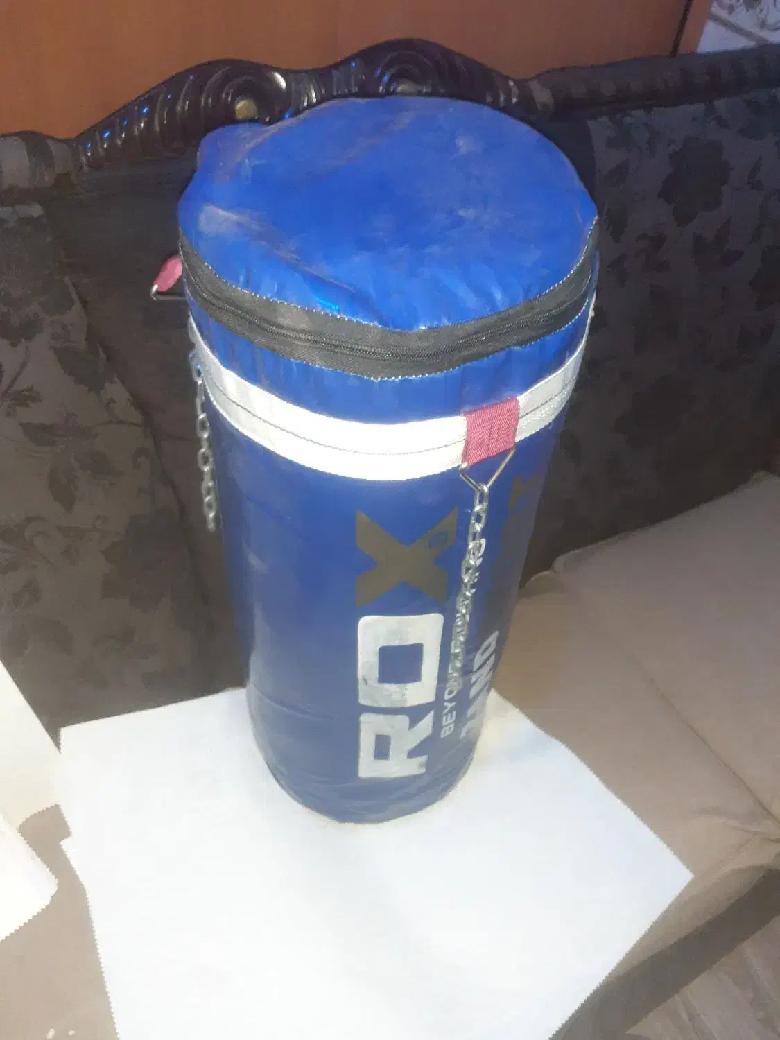 کیسه بوکس سالم درحدنو بادستکش وباند مچ|تجهیزات ورزشی|تهران, بوستان سرخه حصار|دیوار