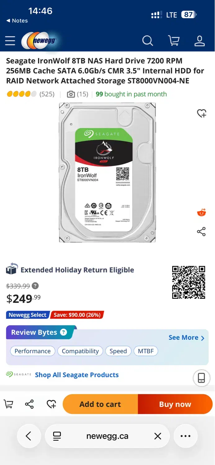 هارد ۸ ترابایت سیگیت اینترنال آبی و قرمز|قطعات و لوازم جانبی رایانه|قزوین, |دیوار