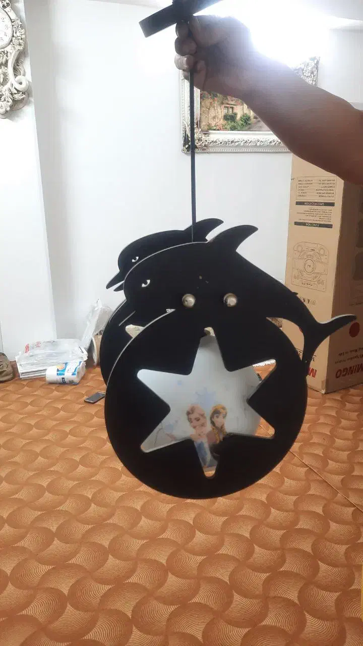 لوستر فانتزی برای اتاق خواب وآشپزخونه بسیارزیبا|لوستر و چراغ آویز|قزوین, |دیوار