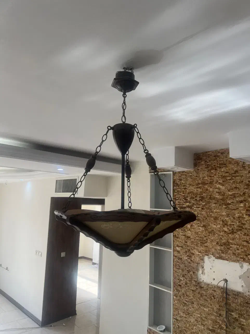 لوستر چوبی|لوستر و چراغ آویز|اندیشه, اندیشه فاز ۳|دیوار