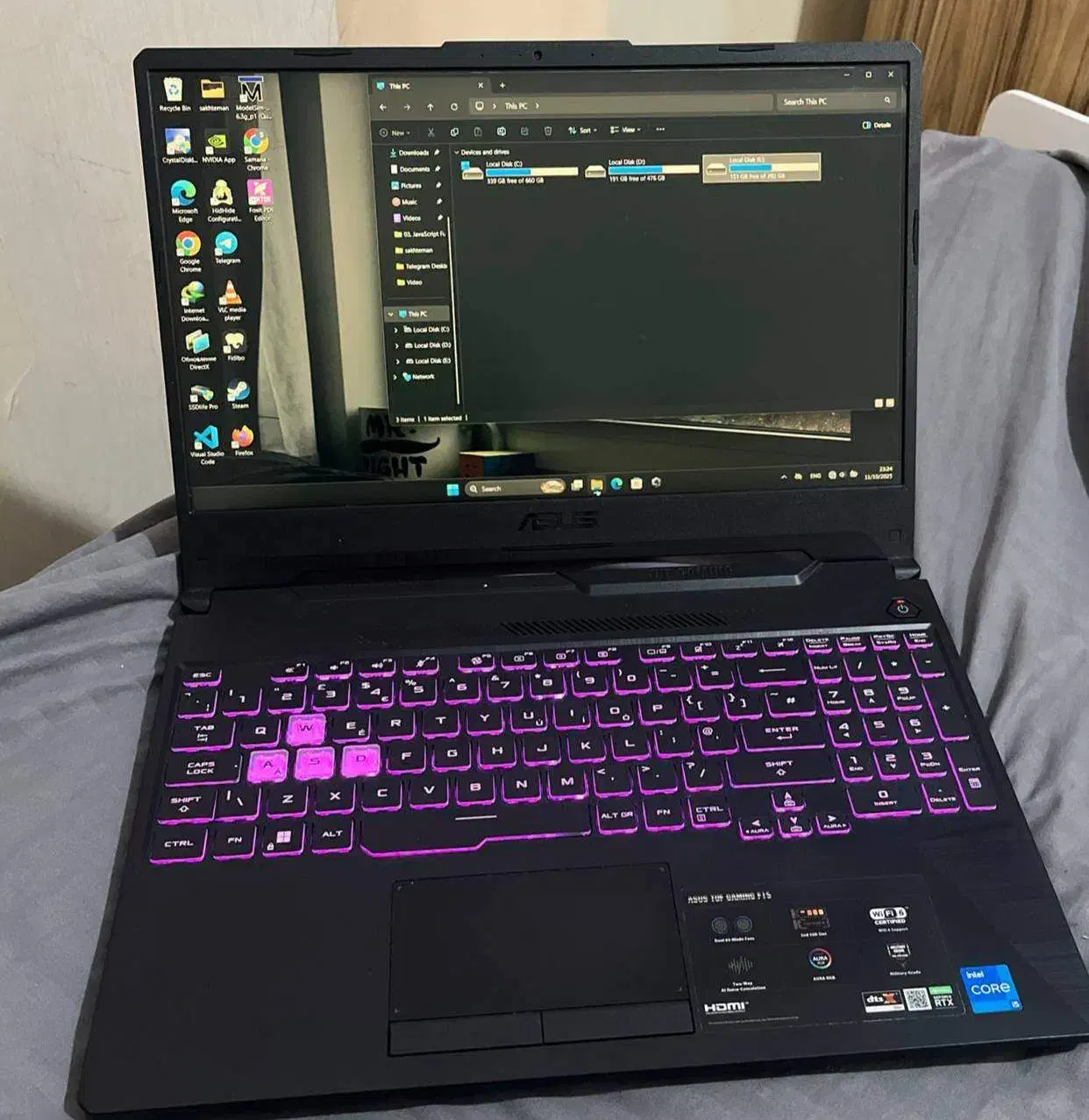 لپ تاپ ایسوس TUF Gaming F15 FX506|رایانه همراه|بابل, |دیوار